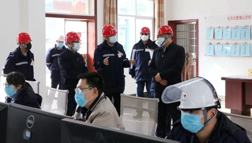 袁衛(wèi)東、王大真到股份公司檢查督導(dǎo)疫情防控及安全生產(chǎn)工作(圖2)