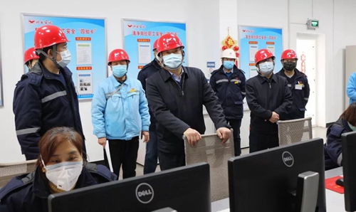 袁衛(wèi)東、王大真到股份公司檢查督導(dǎo)疫情防控及安全生產(chǎn)工作(圖3)
