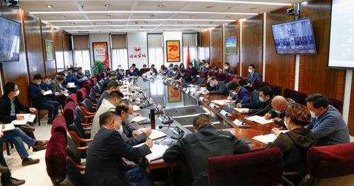 集團(tuán)召開(kāi)工作調(diào)度會(huì)(圖1) 集團(tuán)召開(kāi)工作調(diào)度會(huì)(圖1)