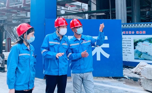 吳正新到TMP、TPO項目及松滋肥業(yè)新項目現(xiàn)場檢查指導工作(圖2)