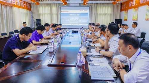 袁衛(wèi)東、王大真到金沙酒業(yè)調(diào)研指導(dǎo)工作(圖3)