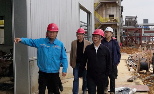 王大真到松滋肥業(yè)、楚星公司和宜化新材料現(xiàn)場(chǎng)辦公(圖3)