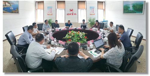 甕福集團(tuán)羅永留、開磷集團(tuán)杜紹倫一行到訪宜化集團(tuán)