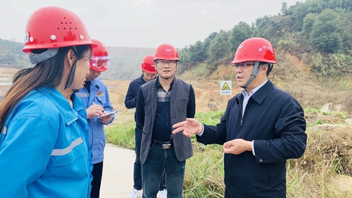 王大真到松滋肥業(yè)、楚星公司現(xiàn)場辦公