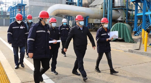 袁衛(wèi)東、王大真到股份公司檢查督導(dǎo)疫情防控及安全生產(chǎn)工作